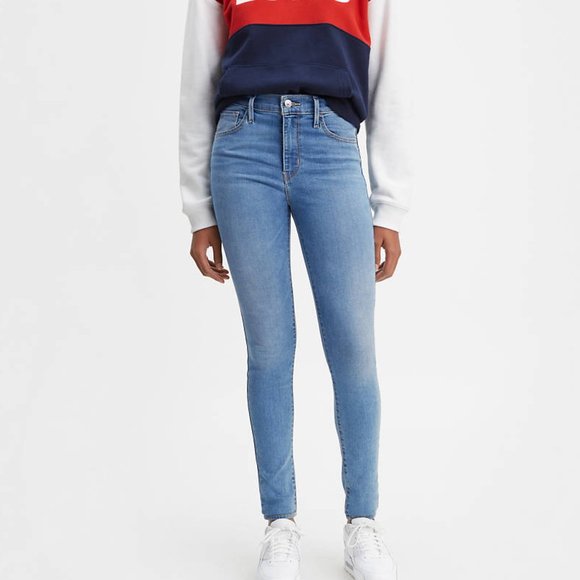 Levis High Rise Super Skinny Jens - Picture 2 of 5